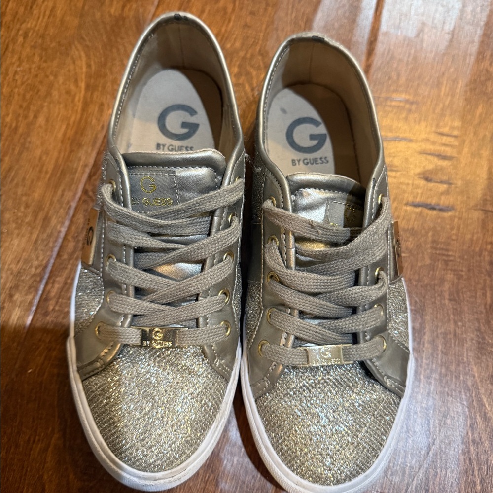 Guess Metallic Gold Sneakers